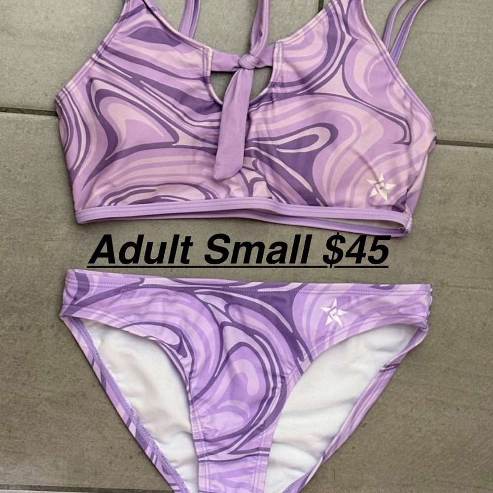 Purple Swirl Bikini Set